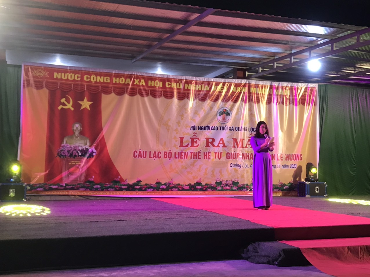 Ra mắt Câu lạc bộ Liên thế hệ tự giúp nhau tại cụm dân cư số 5 thôn Lê Hương
